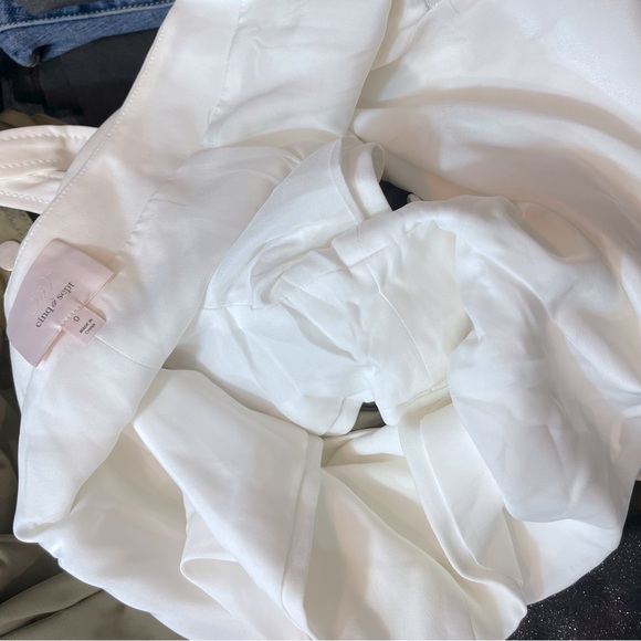 Cinq a Sept Luella Women’s 0 White Ruffle Wrap Skort Skirt - Picture 15 of 15